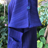 タートルネックベスト ボタン襟