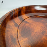 天然杢 栃 皿 大 小