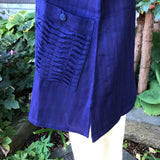 タートルネックベスト ボタン襟