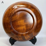 天然杢 栃 皿 大 小