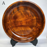 天然杢 栃 皿 大 小