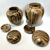 茶がめ 茶壺 黒柿