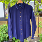 藍染めシャツ ユニセックス