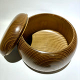 桑 碁石入れ 碁笥 駒入れ