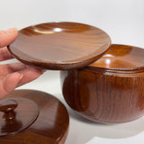 蓋付五段重 椀 拭き漆 漆器 皿椀セット