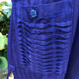 タートルネックベスト ボタン襟