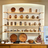 黒柿の香合・小物入れ 宝珠 陣笠 蛤