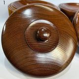 蓋付五段重 椀 拭き漆 漆器 皿椀セット