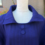 タートルネックベスト ボタン襟