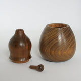 七味唐辛子入れ ひょうたん形 槐