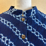 <新作>スタンドカラーブラウス