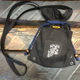 藍染め巾着ショルダー