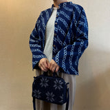 <新作>スタンドカラーブラウス