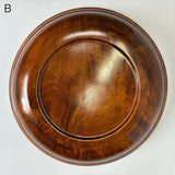 天然杢 栃 皿 大 小