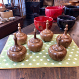 七味唐辛子入れ むかし形 桑