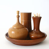 七味唐辛子入れ 樽形 桑