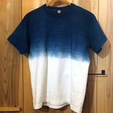 藍染めTシャツ 【グラデーション】