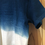 藍染めTシャツ 【グラデーション】