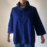 ガーゼ タートルネックプルオーバー