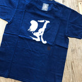 藍染めTシャツ 【風】