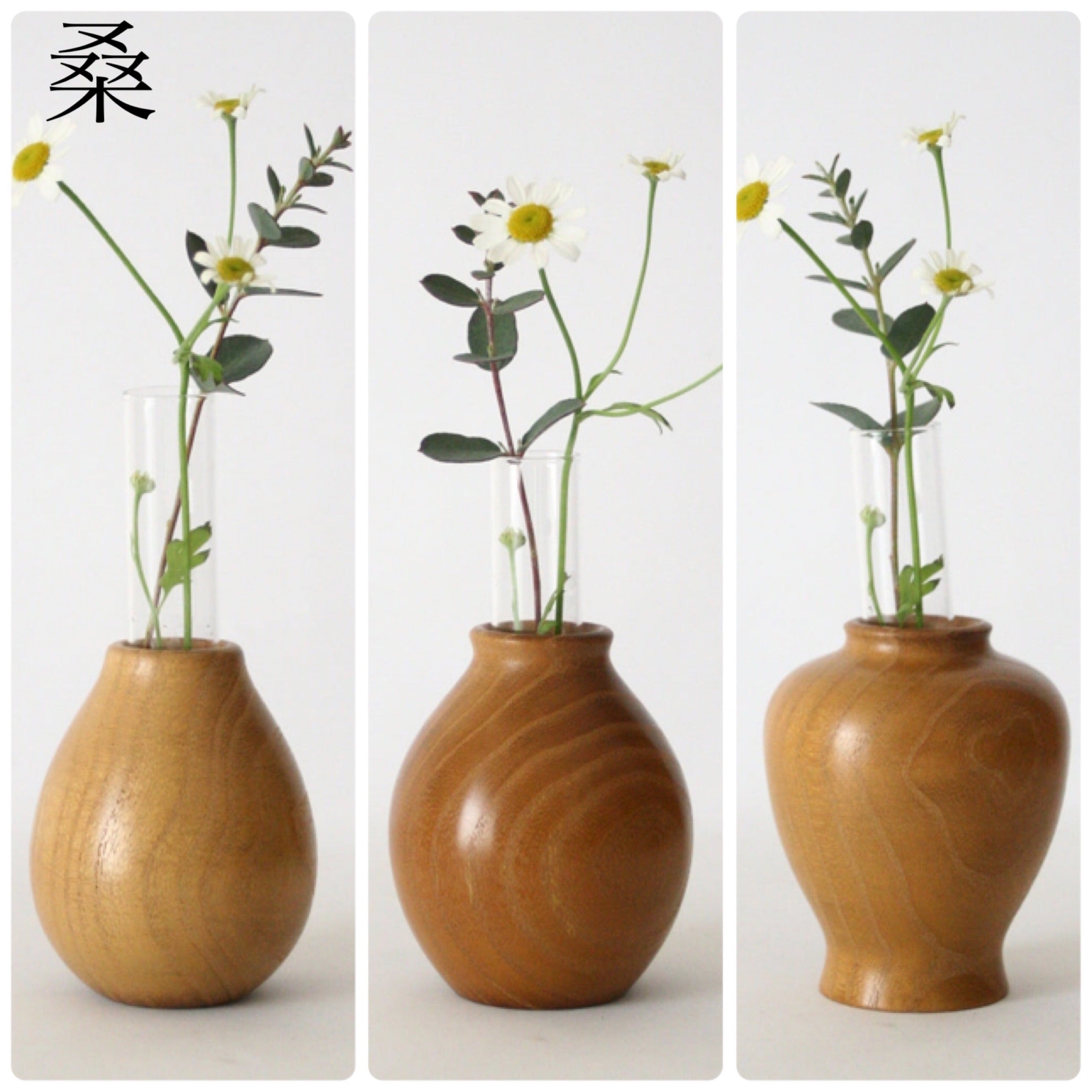 鈴木爽司 色絵山茶花之図一輪挿 工芸品