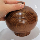 菓子器 蓋付物入れ 地球儀