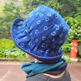 リバーシブル帽子 ゴム入り