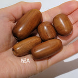 ネックレスパーツ ハンドメイドパーツ 桜、縞黒檀、紫檀