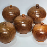 菓子器 蓋付物入れ 地球儀