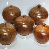 菓子器 蓋付物入れ 地球儀