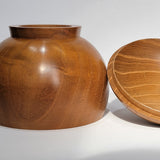 菓子器 蓋付物入れ 地球儀