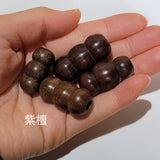 ネックレスパーツ ハンドメイドパーツ 桜、縞黒檀、紫檀