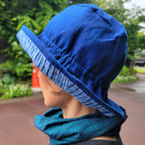 リバーシブル帽子 ゴム入り