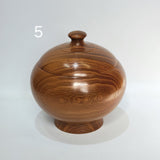 菓子器 蓋付物入れ 地球儀