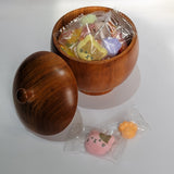 菓子器 蓋付物入れ 地球儀