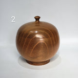 菓子器 蓋付物入れ 地球儀