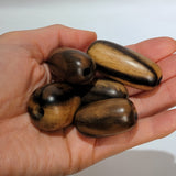 ネックレスパーツ ハンドメイドパーツ 黒柿 楕円形