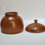 菓子器 蓋付物入れ 地球儀