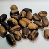 ネックレスパーツ ハンドメイドパーツ 黒柿 楕円形