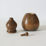 七味唐辛子入れ ひょうたん形 槐