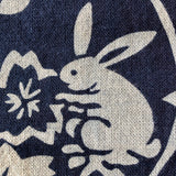 藍染め暖簾 50cm 3巾