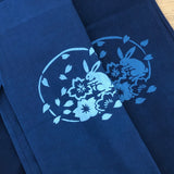 藍染め暖簾 50cm 3巾