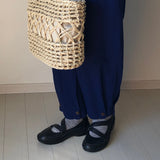 もんぺ 藍染・草木染