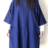 ワイドネックワンピース