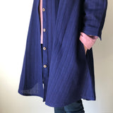 Aラインロングブラウス