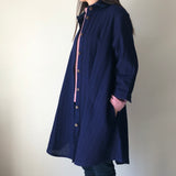 Aラインロングブラウス