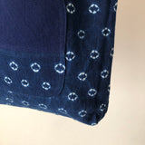 藍染めのリバーシブルバッグ 手提げ(小)