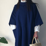 ワイドネックワンピース