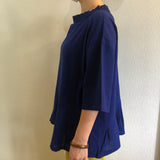 ガーゼ ワイドネックプル