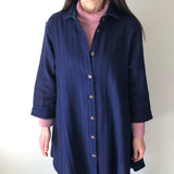 Aラインロングブラウス